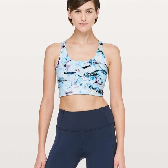 Lululemon Mind Over Miles Bra Size 4 Exposure Running Sports Bra - Picture 2 of 10